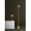 Lampe de table rechargeable en laiton vieilli Salma