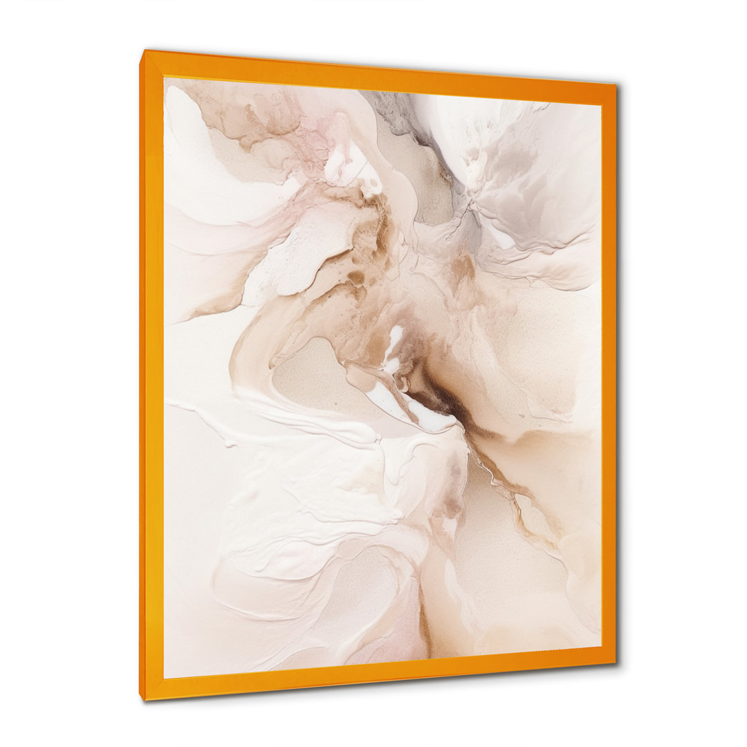 Brown Abstract Delicate Marble II " Brown Abstract Delicate Marble II " Ivy Bronx 