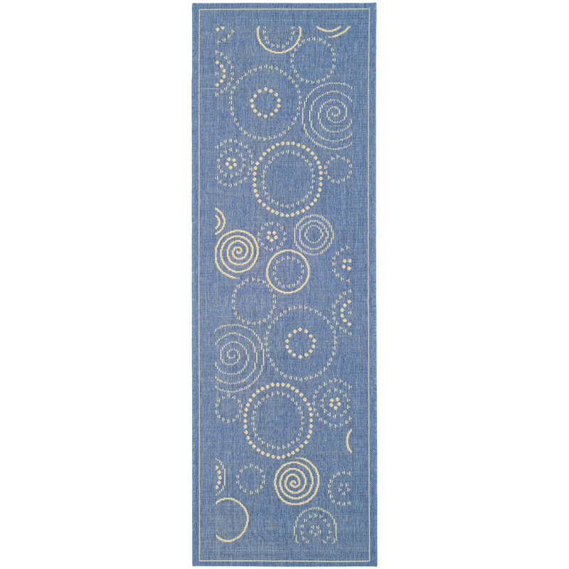 Anjeli Performance Geometric Indoor/Outdoor Area Rug, Runner 2'4" x 6'7"