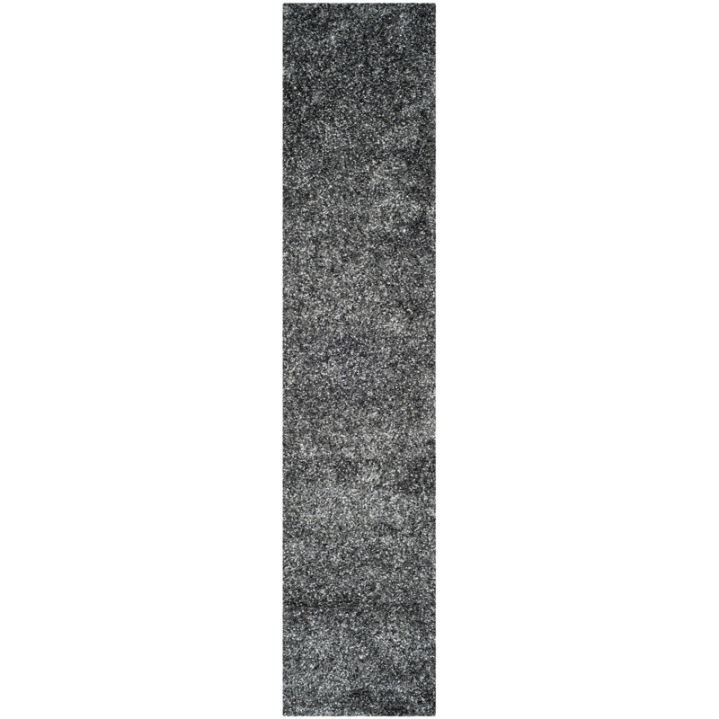 Delane Handmade Tufted Charcoal Area Rug, Runner 2'3" x 7'