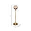 Porte-bougie décoratif avec base en métal - Bougeoir de table ou de plancher moderne pour décoration de table et de salon - Doré et métallique-103194512