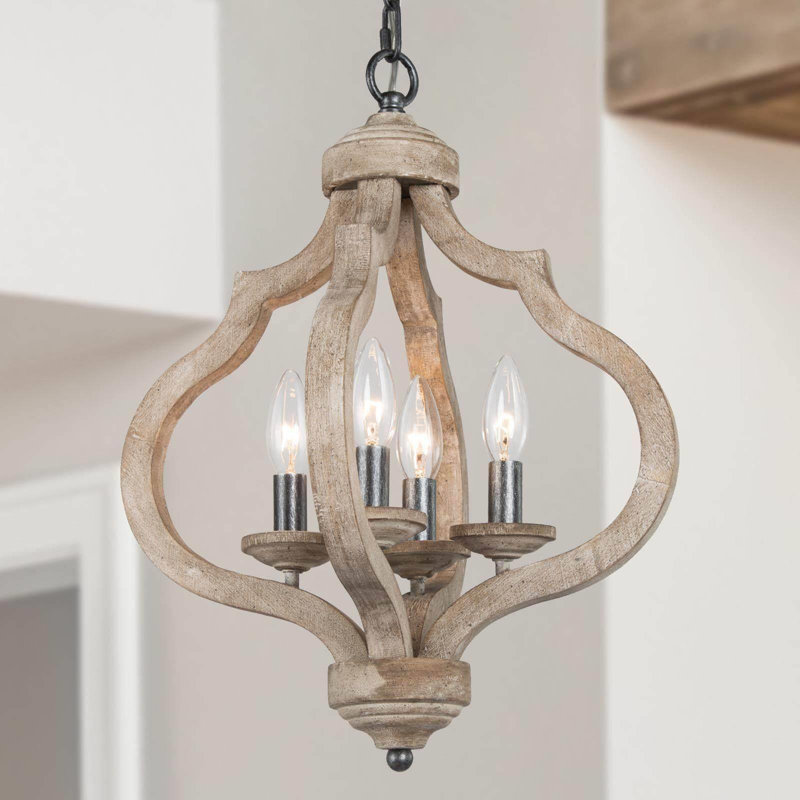 Lustre géométrique à 4 lumières Turman