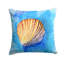 Coussin décoratif intérieur / extérieur bleu / brun Shells