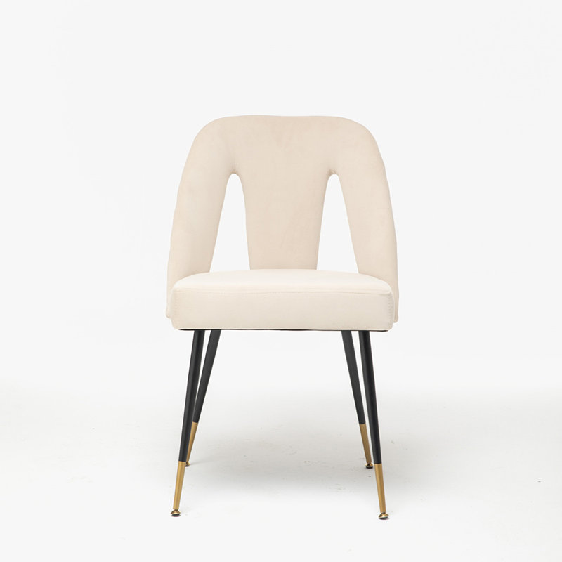 Hecht Fabric Upholstered Dining Chairs, Beige