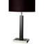 Lampe de table - 30 po de hauteur en métal et en polyrésine