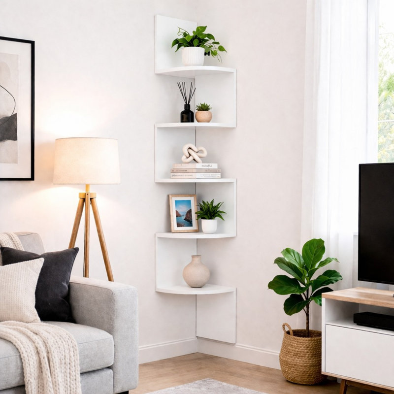 Philon 5 Piece Corner Shelf