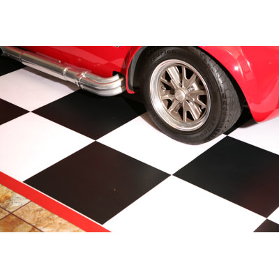 Rouleau de plancher de garage imagé