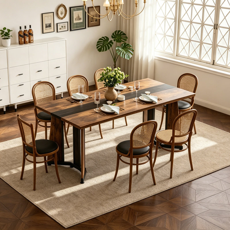 70.9"Rectangular Large Dining Table
