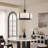 5 - Lights Dimmable Drum Chandelier-473918393