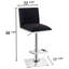 Tabouret de bar pivotant à hauteur ajustable Amia-1662817227