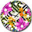 Horloge murale style tropical Mid-Century-40748224