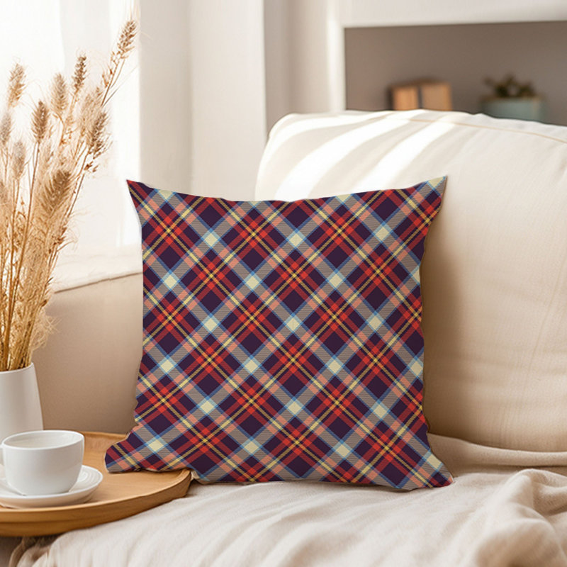 Plaid Pattern IV Modern, 20" H x 20" W