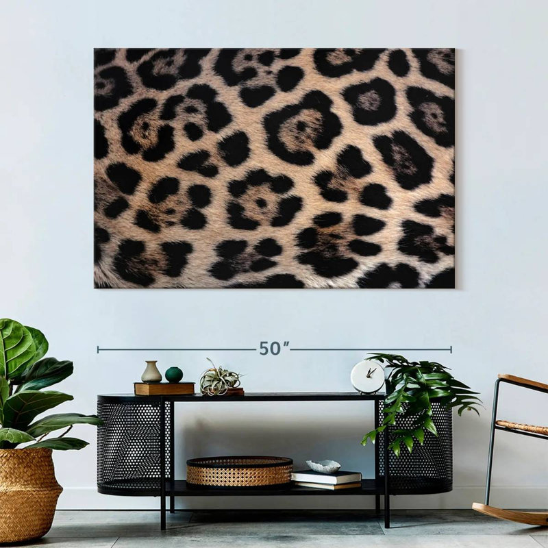 Brampt Jaguar Fur, 34" H x 51" W