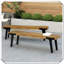 Ensemble de 2 bancs Pratique, durable, élégant, fonctionnel, compact, confortable, élégant et chic