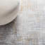 Tapis gris / doré à motif abstrait Kornegay-1654348254