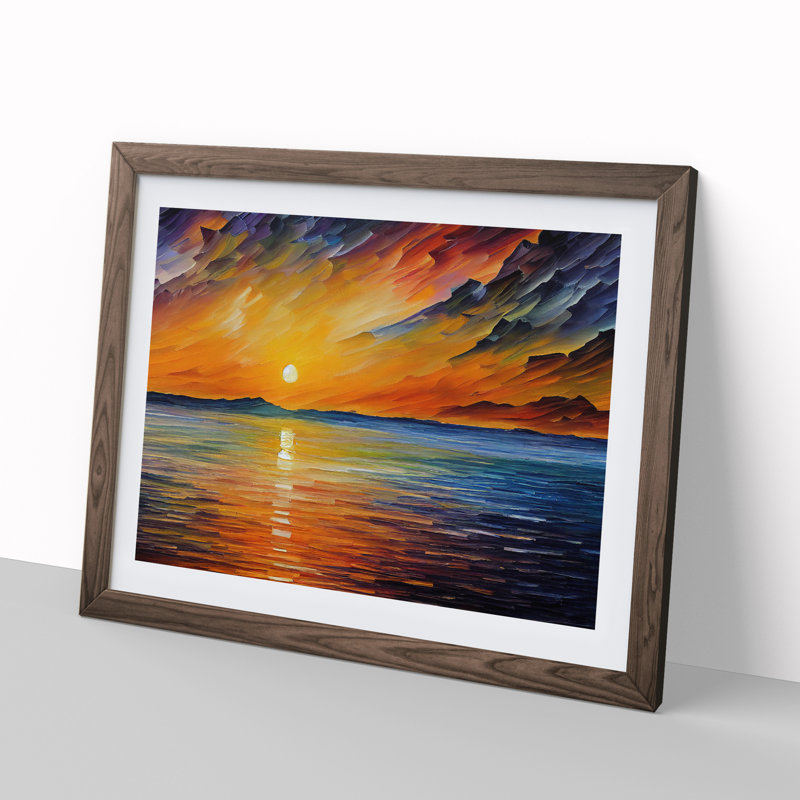 Glowing Sunrise Vol.1 - Framed Print