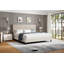 Base de lit plateforme robuste avec tête de lit en tissu réglable en hauteur-187940906-187940909