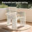 7 Pieces Outdoor Patio Dining Set, 6  Stackable Metal Dining Chairs And 52.95" Round Metal Dining Table, Outdoor Table And Chairs For Lawn Garden Backyard Deck-1678863695