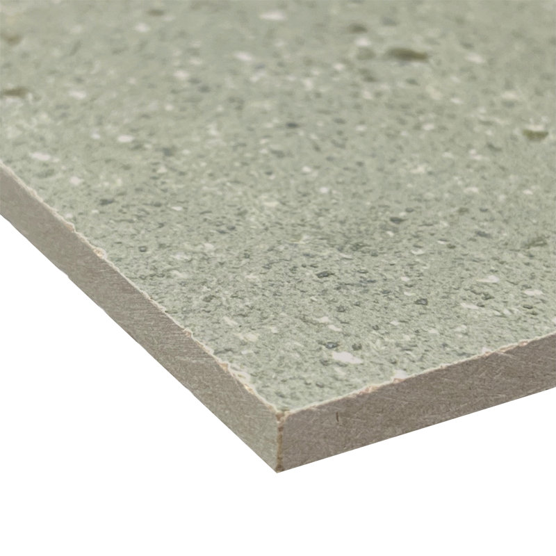 Carreau de sol en porcelaine mate 24 po x 24 po Italian Terrazzo, Vert