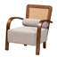 Chaise avec accoudoirs Baxton Studio