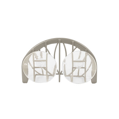 Porte-éponge en nickel satiné Spectrum Leaf pour évier de cuisine