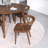 Bannie Round Solid Wood Base Dining Table-660003835