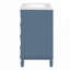 Meuble-lavabo mural de 30 po avec comptoir en pierre frittée, lavabo en céramique et rangement spacieux au fini chêne blanc-118401372