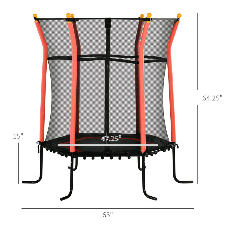 Soozier Trampoline For Kids With Net