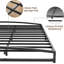 Base de lit basse pleine grandeur - sommier plateforme en métal robuste de 6/10 pouces sans sommier tapissier sans bruit-566680391