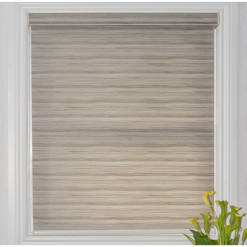 Rideau roulant texturé semi-diaphane, Vintage, l 33 x L 72