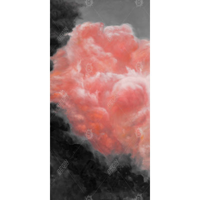 Dark clouds - 15.75"x31.50" Desk mat