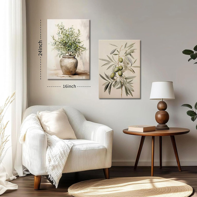 2 Piece Wrapped Canvas Print