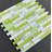 Random Sized Glass Linear Mosaic Wall Tile-64212473