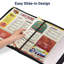 20 Packs 8.5"x14" Restaurant Menu Covers Transparent Holders 7 Pages 14 Views-104371364