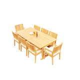 Maldives Outdoor 9 - Piece Teak Dining Set