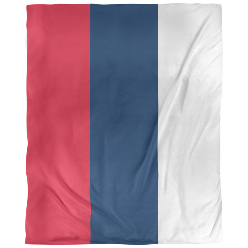 Tissu de basket-ball denver, Rouge / bleu marine / blanc