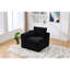 Canapé de coin modulable 2 places confortable avec tissu velours côtelé doux et mousse haute résilience pour appartements. Housses de coussin amovibles. Conception ergonomique.