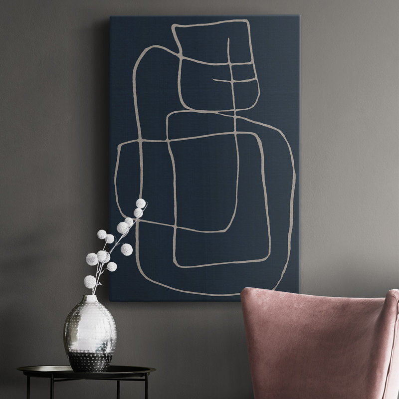 Shapes and Night Sky II - impression sur toile tendue, H 18 po x l 12 po x P 1,5 po