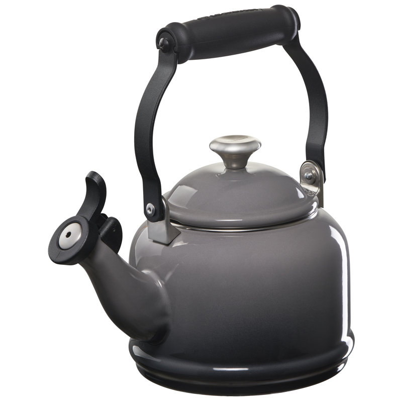 Le Creuset Demi 1.25 Qt. Enamel on Steel Tea Kettle, Oyster