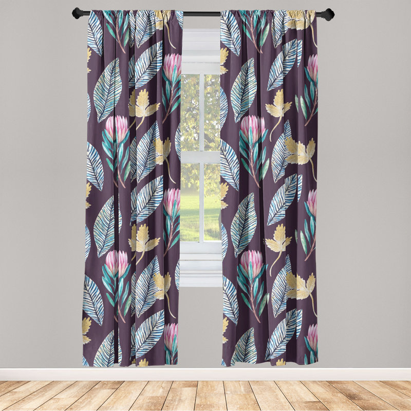 Semi Sheer Curtain Pair, 95" W x 56" L