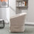 360-Degree Swivel Upholstered Armchair with Accent Pillow-367928017