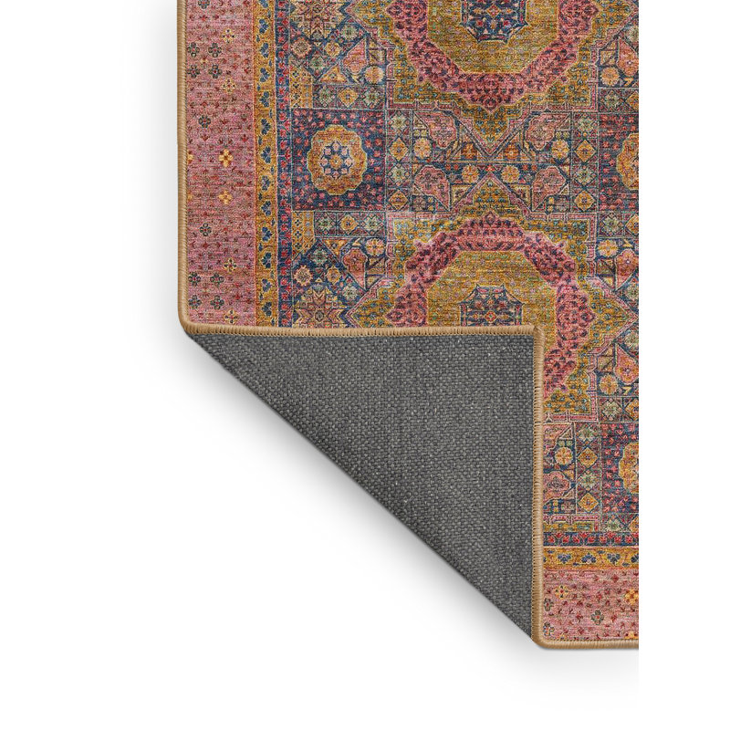 Tapis brun / bleu Southwestern, Rectangle 7 pi x 10 pi