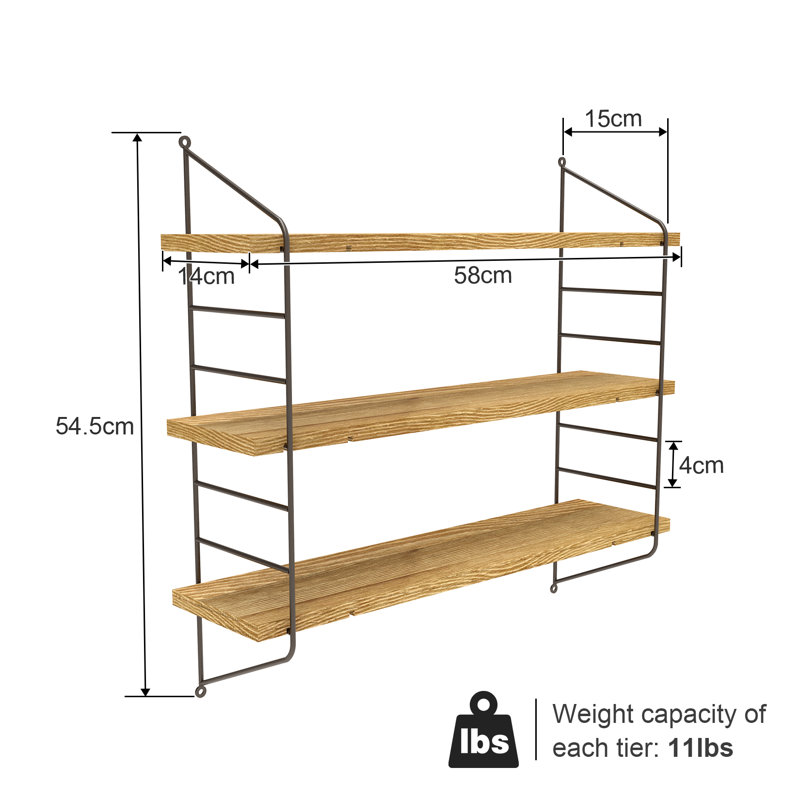 Wood Floating Shelf