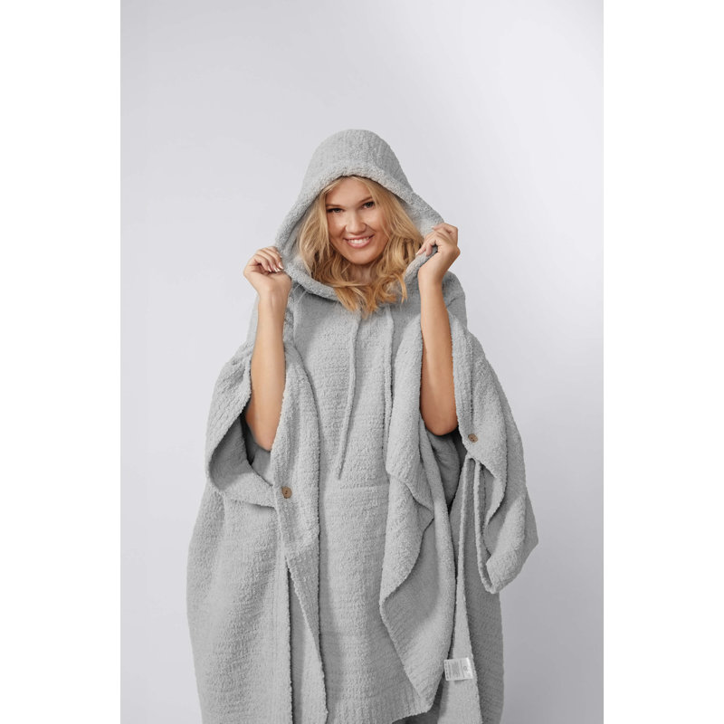 Snug Throw Blanket, Cloud Gray