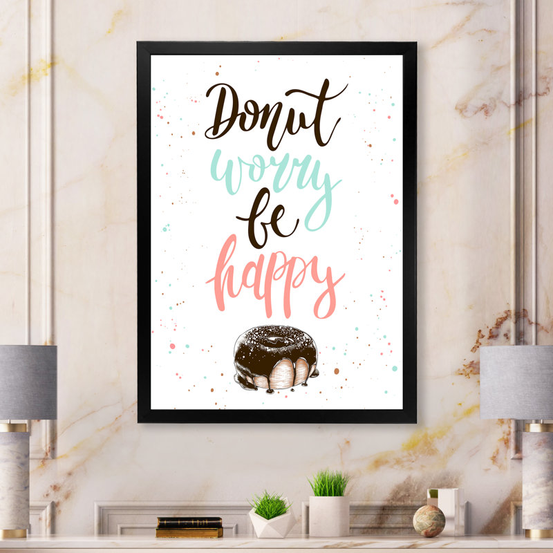 «Beignet», œuvre d'art moderne sur toile, Impression noire sur toile encadrée, H 20 po x l 12 po x P 1,5 po