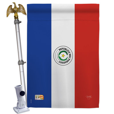 Ensemble de drapeaux en polyester 2 côtés 40 x 28 po