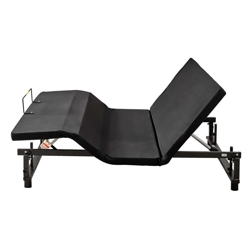Base de lit réglable avec tête et pied inclinables, moteur silencieux, zéro gravité, Très grand lit
