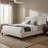 Jolande Contemporary Upholstered Bed with Curved Headboard-899166163-927115463