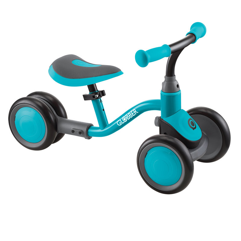 Globber Learning Bike - 1 Year + Lightweight, Learn to Steer Balance Bike, Teal