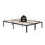 Structure de lit plateforme en bois massif double 14,1 po Nedelina
